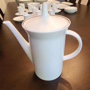Vintage Rosenthal Continental Germany Platinum Modern Porcelain Coffee Tea Pot
